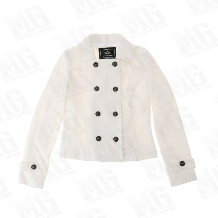 Alpha Industries Ladies Wool Cropped Peacoat (7099804057784)