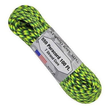 Atwood Rope 100' 7 Strand 550lbs Paracord – Hong Kong MG Trading Limited