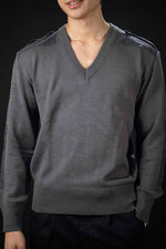 Like New Austrian Army V-Neck Wool Pullover (7102359961784)