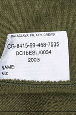 Like New British Army AFV Flame Retardant Balaclava Sage Green (7102996447416)