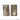 British Army WO2 Rank Slides Ivory/MTP Pair (7103005262008)