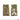 British Army Brigadier Rank Slides Ivory/MTP Pair (7103005524152)