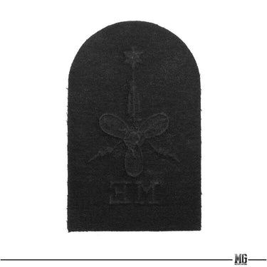 British Royal Navy Able Rate Engineering Qualification Badge Large Black (7103026954424)