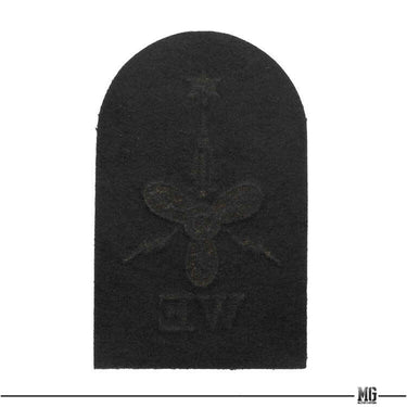 British Royal Navy Able Rate Weapon Engineering Qualification Badge Large Black (7103027085496)