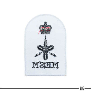 British Royal Navy Chief Petty Officer Marine Engineering Branch Submarine Qualification Badge Medium White (7103027609784)