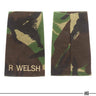British Army Royal Welsh Rank Slides Bronze/DPM Pair (7103028232376)