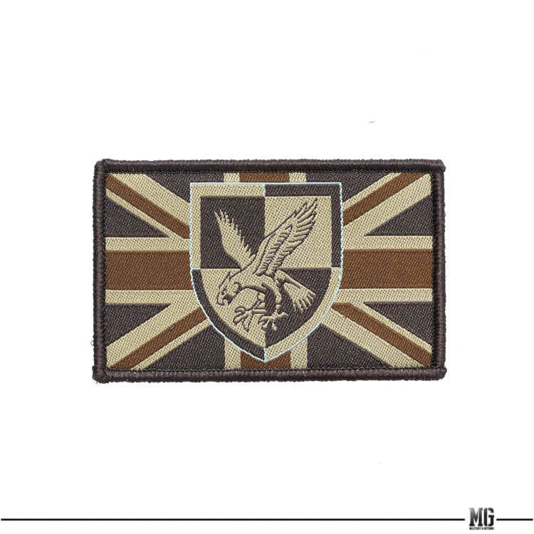 16 Air Assault Brigade Parachute Regiment Union Flag Woven Patch Set Hook/Loop E - Foto 6