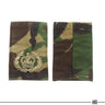 British Army WO2 QMSI/RQMS Rank Slides Bronze/DPM Pair (7103029117112)