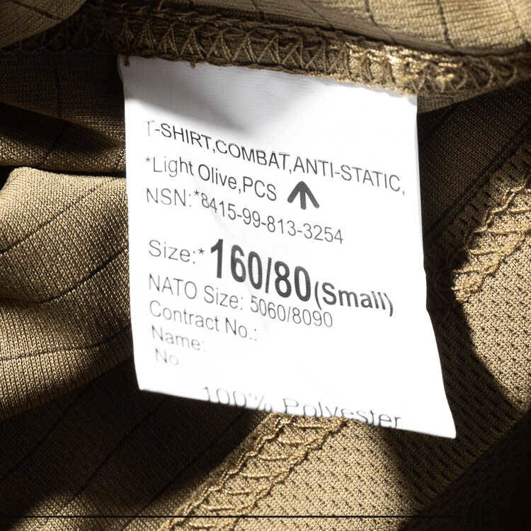 T-Shirt In Rete Antistatica Auto Asciugante Army Verde / Oliva - Usato - Foto 9