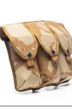 Brand New British Army Triple Ammunition Pouch Desert DPM (7103037309112)