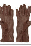 Like New Candian Army Military Flight Leather Gloves Brown / M/M (7103048843448)