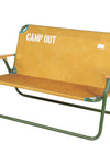 Captain Stag Camp Out Aluminum Double Bench Chair (7103050154168)