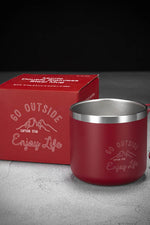 Captain Stag Monte Stainless Mug Red / 350ml (7103050612920)