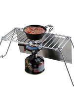 Captain Stag Stainless Steel Grill Table Silver (7103050678456)