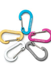 Captain Stag Aluminum Flat Carabiner S-Small Silver / S (Small) (7103052742840)