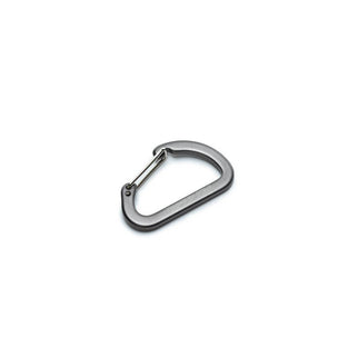 Captain Stag Aluminum Flat D Carabiner Small Silver / S (Small) (7103052808376)