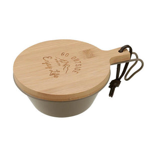 Captain Stag Monte Sierra Cup Cooker Lid Wooden (7103053299896)
