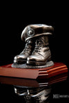 British Army Royal Marine Boots & Beret Statue (7103054348472)