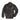 Men’s A-2 pilot goatskin jacket in dark brown with stand collar and front zip