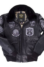 Cockpit USA Mike B Stealth Top Gun Leather Jacket (7103060607160)