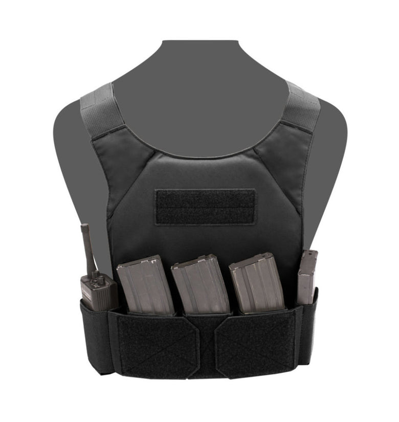 Warrior Assault Covert Plate Carrier Mk1 With Triple Hoop & Loop Magazine Pouch