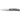 Folding pocket knife with open blade, gray textured handle and CRKT etching