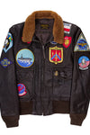 Pre-Order: Cockpit USA Movie Hero Top Gun Navy G-1 Leather Jacket (7103060148408)
