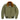 Olive drab B-10 flight jacket with tan shearling collar and center front zipper