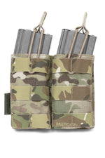 Warrior Assault Double Open M4 5.56mm Magazine/Bungee Retention Pouch