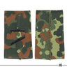 UA rank slides pair in Flecktarn camouflage with black insignia stripes