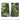 Camouflage rank slides pair with Hauptgefreiter three stripe insignia, green and black