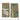Flecktarn camouflage rank slides pair with silver stripe bars