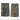 Military rank slides pair in dark Flecktarn with black rank stripe
