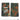 Pair of Flecktarn camo rank slides with silver embroidered stripes on green fabric