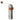 Stainless steel hand coffee grinder with crank handle and copper grip band