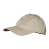 Helikon cotton ripstop baseball cap in khaki, front patch and curved brim