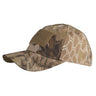Tan snake-pattern camo baseball cap with tan hook-and-loop patch