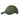 Olive green ripstop baseball cap with curved brim and front hook-and-loop patch