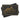 Black rubber velcro logo patch with tan Helikon-Tex print and hook backing