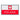 Polish banner patch with red eagle crest and 'POLAND' text on red stripe