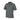 Dark gray polo shirt with button placket and short sleeves