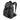 Grey 35L backpack with front organizer pocket and padded shoulder straps