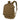 Coyote brown tactical backpack with padded shoulder straps and front zip pocket