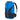 Blue and black 40L backpack with roll-top closure and front vertical zip pocket