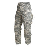 ACU ripstop pants in UCP camouflage, straight legs, cargo-style pockets