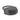 Waist pack with curved front pocket and zipper, dark gray textured fabric