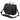 Large courier bag in dark gray/black Cordura with flap, web strap, and front panel pockets
