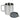 Helikon stainless steel thermo cup with handle and open top, stainless body and lid