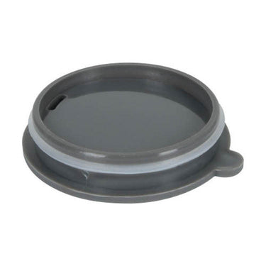 Thermo cup lid with drinking rim, dark gray
