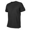 Black tactical crew-neck T-shirt, short sleeves